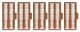 Spruce Cones -- Molded Plastic pkg(230), HO, Busch Gmbh & Co Kg 7759