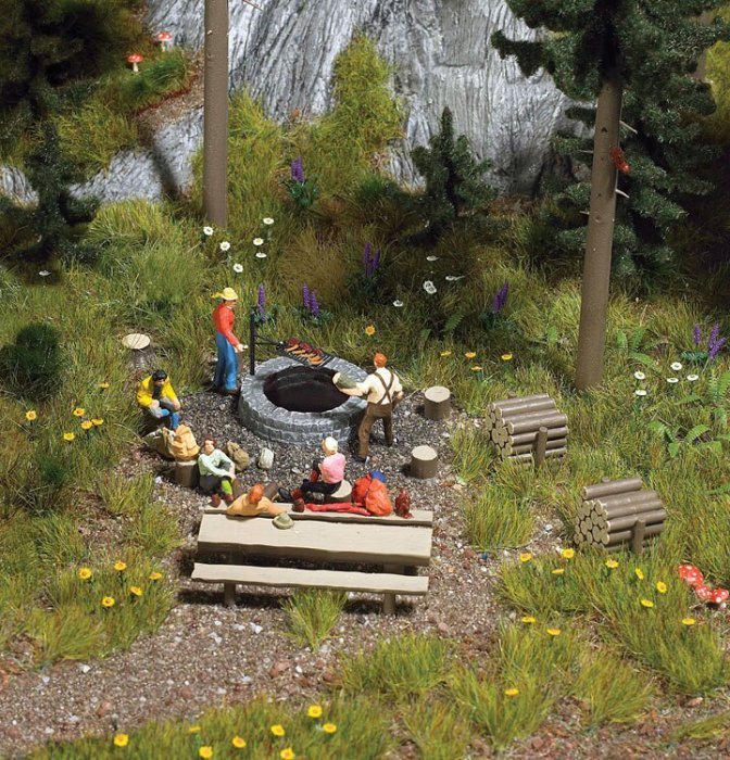 Forest Grill Firepit w/Benches & Tables, HO, Busch Gmbh & Co Kg 7781