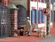 Peeing Dogs - Action Set -- 2 Each: Dogs, Park Benches, Garbage Cans, No Dogs Signs, HO, Busch Gmbh & Co Kg 7895