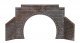 Cut Stone Double-Track Tunnel Portal w/Wing Walls, N, Busch Gmbh & Co Kg 8198