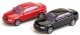 Audi A4 Sedan 2-Pack - Assembled -- 1 Each: Metallic Silver & Metallic Blue, N, Busch Gmbh & Co Kg 8340