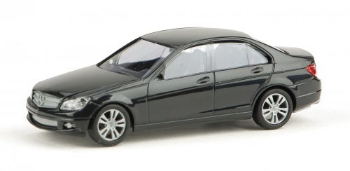 Mercedes-Benz C-Klasse Sedan Economy - Assembled -- Black, HO, Busch Gmbh & Co Kg 89138