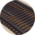 25` Bridge Tie Sections pkg(8) -- Classic 25` Bridge Ties & Stringers - No Guard Rail, HO, Central Valley 19028