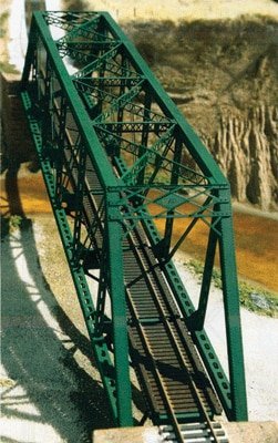 150′ Through-Truss Bridge -- With Punch Plate Girders - Kit, HO, Central Valley 1905