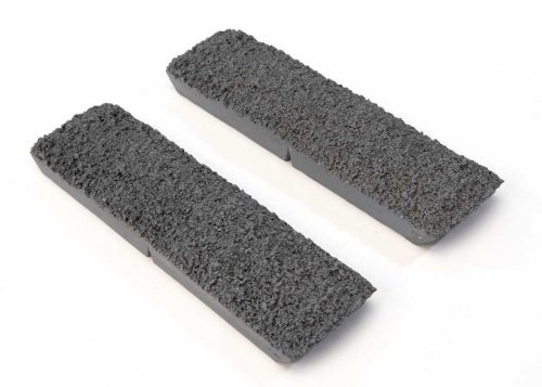 Gravel Load 2-Pack -- Fits WalthersMainline(R) Greenville 34′ 100-Ton Two Bay Hopper, All Scales, Chooch Enterprises 7292