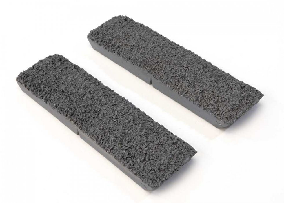 Gravel Load 2-Pack -- Fits WalthersMainline(R) Greenville 34′ 100-Ton Two Bay Hopper, All Scales, Chooch Enterprises 7292