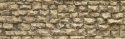 Flexible Random Stone Wall w/Self-Adhesive Backing -- Small Stones 13 x 3-1/2′ 33 x 8, All Scales, Chooch Enterprises 8250