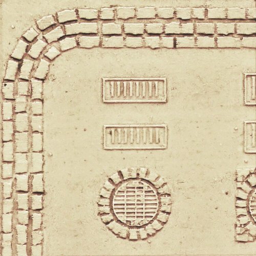 Flexible Roadway - Cobblestone Street Details -- Small for HO & N Scales (Matches 214-, All Scales, Chooch Enterprises 8655