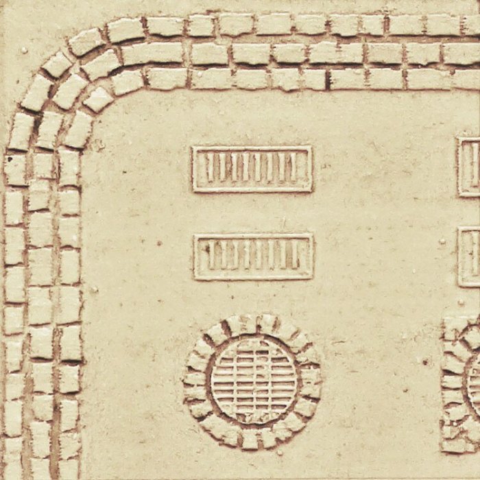 Flexible Roadway - Cobblestone Street Details -- Small for HO & N Scales (Matches 214-, All Scales, Chooch Enterprises 8655
