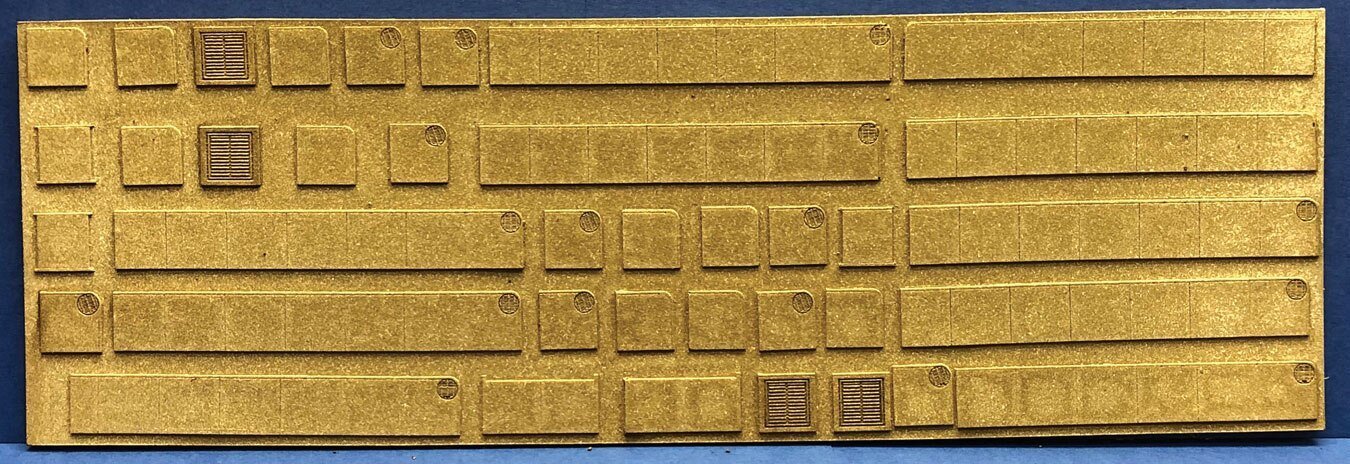 Flexible Concrete Sidewalk Sheet -- Small for HO & N Scales 3-3/4 x 12′ 9.5 x 30.5cm, All Scales, Chooch Enterprises 8678