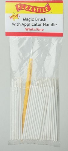 Magic Brush Bulk Pack -- Fine (white) pkg(100), All Scales, Profile Accessories Inc. M930001B