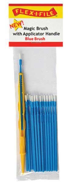 Magic Brush -- Brush Tip & 1 Applicator Handle/Holder (blue) pkg(18), All Scales, Profile Accessories Inc. M933001