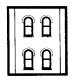 Modular Building System(TM) -- Two-Story Wall Sections w/4 Arched Windows - Kit, HO, Design Preservation Models 30108