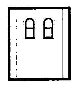 Modular Building System(TM) -- Two-Story Wall Sections w/2 2nd Story Arched Windows -, HO, Design Preservation Models 30109