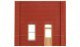 Modular Building System(TM) -- Street Level Wall Sections w/Rectangular Entry - Kit, HO, Design Preservation Models 30131
