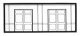 N Scale Modulars System(TM) (Plastic) -- Street Level Freight Door pkg(3) 3-1/2′ Wide , N, Design Preservation Models 60106