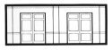 N Scale Modulars System(TM) (Plastic) -- Street Level Freight Door pkg(3) 3-1/2′ Wide , N, Design Preservation Models 60106