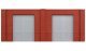 N Scale Modulars System(TM) (Plastic) -- Street Level Freight Door pkg(3) 3-1/2′ Wide , N, Design Preservation Models 60106