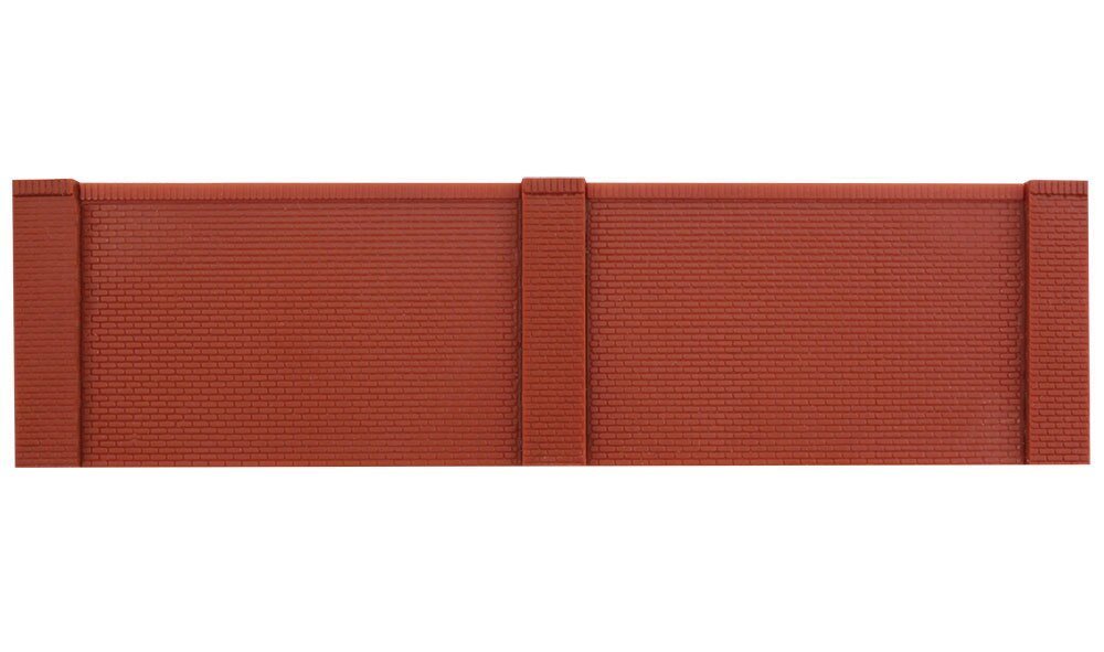 N Scale Modulars System(TM) (Plastic) -- One-Story Blank Wall pkg(3) 3-1/2′ Wide x 15/, N, Design Preservation Models 60111