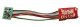 DN136PS Series 6 Control Decoder for N & HO -- 8-Pin Medium Plug - .55 x .404 x .2′ 13.9 x 1, All Scales, Digitrax DN136PS