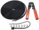 LocoNet Cable Maker Kit -- 50′ Loconet Cable, Crimper Tool, LT1 Tester, 20 RJ12 Plugs, All Scales, Digitrax LNCMK