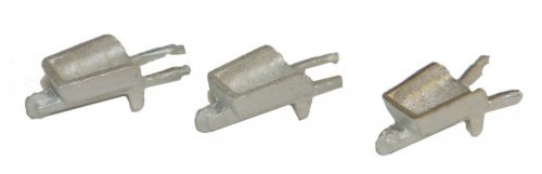 Wheelbarrow - Kit -- Unpainted pkg(3), HO, Durango Press 152