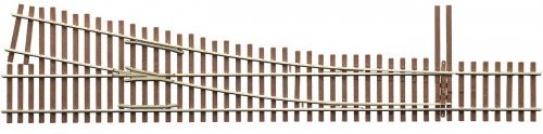 Code 83 Ladder Track System Turnout -- 5a Right Hand Standard, HO, Micro Engineering 14711