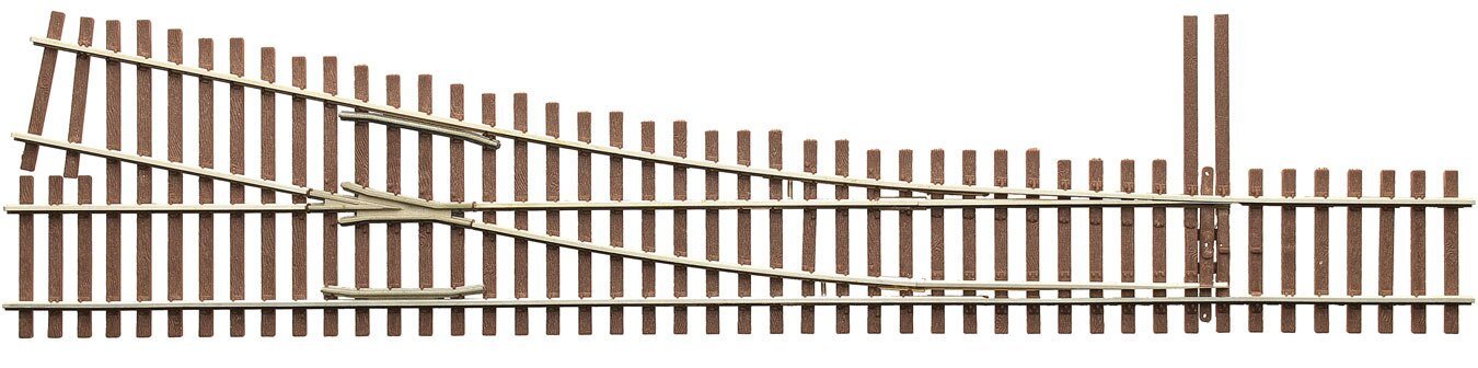 Code 83 Ladder Track System Turnout -- 5a Right Hand Standard, HO, Micro Engineering 14711