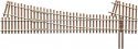 Code 83 Ladder Track System Turnout -- 5e Right-Hand Last Ladder, HO, Micro Engineering 14719