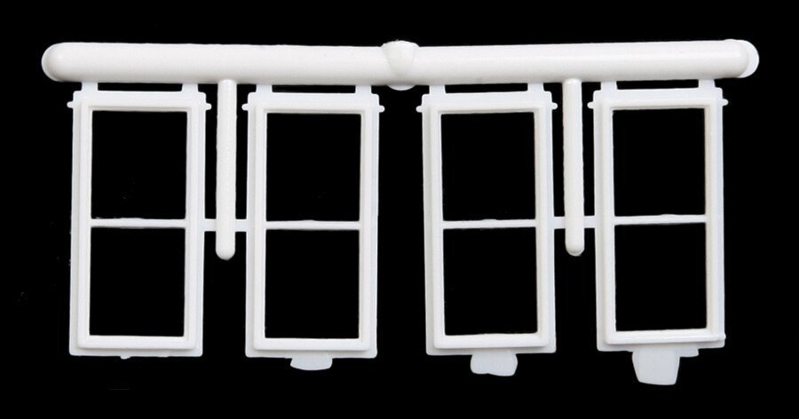 Windows -- 2-Pane, 28 x 64′ pkg(8), HO, Micro Engineering 80068