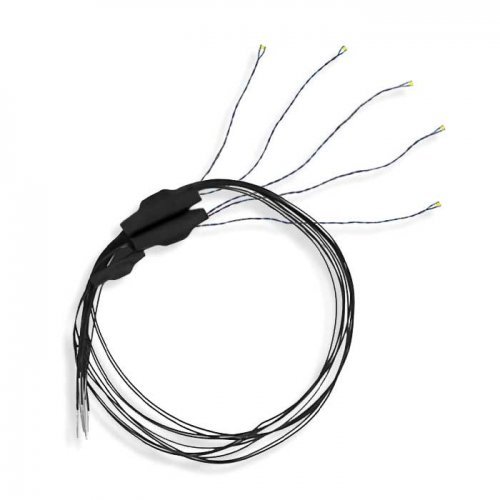 Pico Chip LED w/8` 20.3cm Magnet Wire Leads -- Cool White 7-19V AC/DC .039 x .020 x .028` 1, All Scales, Evan Designs UP1