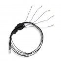 Pico Chip LED w/8` 20.3cm Magnet Wire Leads -- Cool White 7-19V AC/DC .039 x .020 x .028` 1, All Scales, Evan Designs UP1