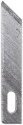 No. 5 Angled Chisel Blade pkg(5), All Scales, Excel Hobby Blades Corp. 20005