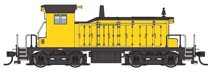 EMD SW1 - ESU(R) Sound & DCC -- Industrial Yellow, HO, WalthersMainline 19235