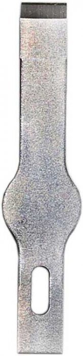 No. 17A 1/4′ Narrow Chisel Blade A -- pkg(5), All Scales, Excel Hobby Blades Corp. 24017