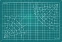 Self-Healing Cutting Mat - Green -- 12 x 18′, All Scales, Excel Hobby Blades Corp. 60003