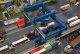 Container Bridge Crane - GVZ Hafen Nurnberg -- Kit - 16-1/2 x 13-11/16 x 10-3/8′ 42 x 34.7 x 26.3c, HO, Faller Gmbh 120291