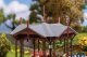 Music Pavilion Bandstand -- Kit - 3-5/16 x 3-5/16 x 2-7/8′ 8.4 x 8.4 x 7.3cm, HO, Faller Gmbh 130653