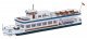 Passenger Ship - Kit -- 13-5/16 x 2-1/2 x 2-1/2′ 33.8 x 6.3 x 6.3cm, HO, Faller Gmbh 131009