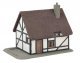 Small North German House -- Kit - 4 x 2-7/16 x 3′ 10.2 x 6.2 x 7.7cm, HO, Faller Gmbh 131317