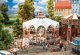 Dog Rose Coffee Cups Carousel -- Kit - 17.2cm Diameter x 13.5cm Tall, HO, Faller Gmbh 140335