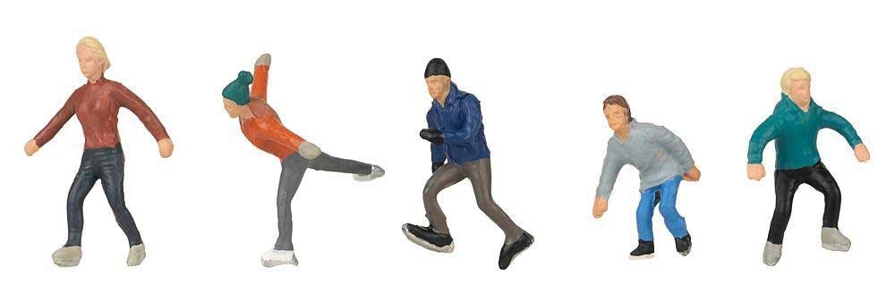 Recreation & Sports -- Ice Skaters pkg(5), HO, Faller Gmbh 151707