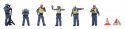 Traffic Control Officers (Modern) -- pkg(6), HO, Faller Gmbh 151713