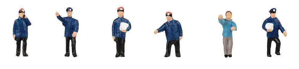 Railway Depot Workers -- pkg(6), N, Faller Gmbh 155615