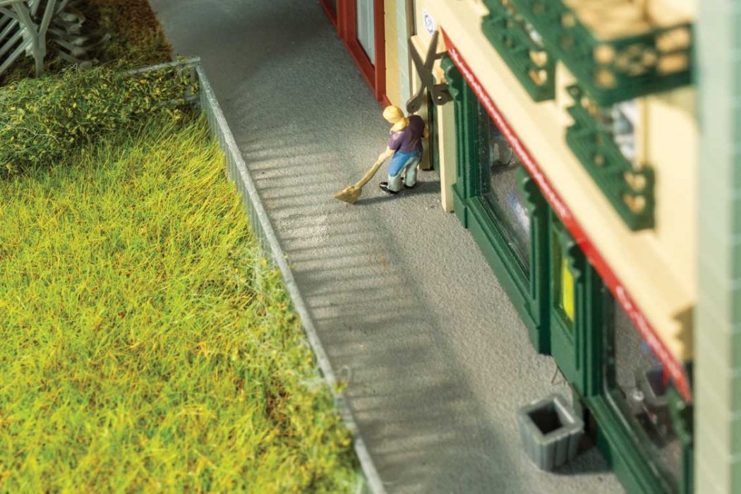 Self-Adhesive Road Surface Sheet -- Coarse Asphalt, HO, Faller Gmbh 170315