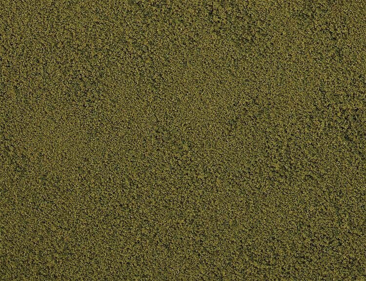 Terrain Flock Ground Cover - Premium -- Fine Mottled Olive Green, All Scales, Faller Gmbh 171409