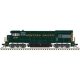 GE U23B - Sound and DCC - Master Gold -- Western Pacific 2262 (green, orange, Stepped WP on Nose), N, Atlas Model Railroad Co. 4