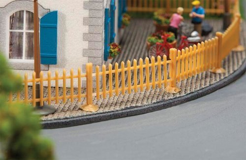 Wooden Picket Fence - Kit, HO, Faller Gmbh 180415