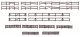 Garden and Field Fences -- 4 Different Styles, Total Length 117cm, HO, Faller Gmbh 180857