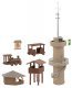 Adventure Playground Set -- Kit - Observation Tower, Kiosk, Playground Accessories, HO, Faller Gmbh 190036